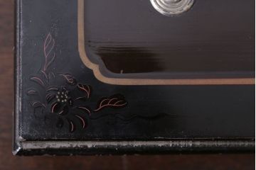 アンティーク雑貨　和製アンティーク　大正〜昭和初期　小振りな鉄製手提げ金庫