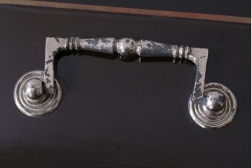 アンティーク雑貨　和製アンティーク　大正〜昭和初期　小振りな鉄製手提げ金庫