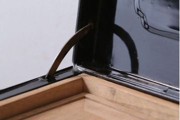 アンティーク雑貨　和製アンティーク　大正〜昭和初期　小振りな鉄製手提げ金庫