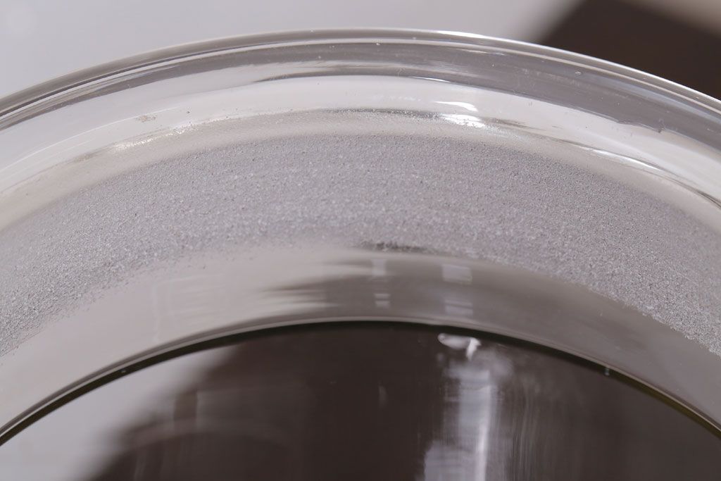 アンティーク雑貨　昭和レトロ　ガラス蓋のガラス瓶(2)