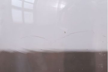 アンティーク雑貨　昭和レトロ　ガラス蓋のガラス瓶(2)