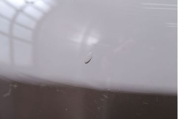 アンティーク雑貨　昭和レトロ　ガラス蓋のガラス瓶(2)