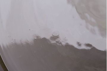 アンティーク雑貨　昭和レトロ　ガラス蓋のガラス瓶(2)