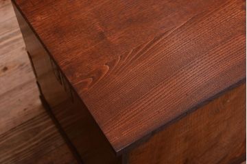 アンティーク家具　アンティーク　前面欅材!漆が綺麗な衣装箪笥ローボード(3)