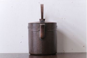 アンティーク雑貨　古民具・骨董　古い金正堂銅瓶(薬缶・茶道具)