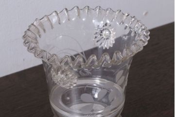 アンティーク雑貨　和製アンティーク　古いフリル縁アイスペール(氷コップ)