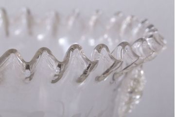 アンティーク雑貨　和製アンティーク　古いフリル縁アイスペール(氷コップ)