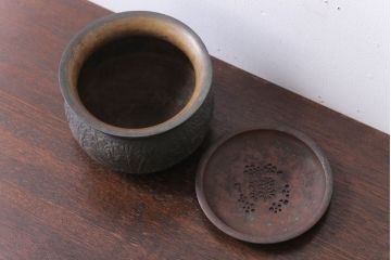 アンティーク雑貨　古民具・骨董　古い銅製　茶こぼし(茶道具)