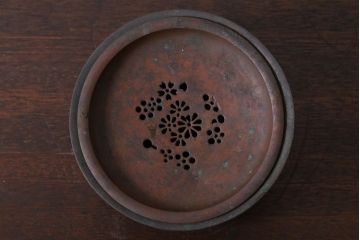 アンティーク雑貨　古民具・骨董　古い銅製　茶こぼし(茶道具)