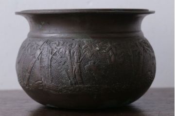 アンティーク雑貨　古民具・骨董　古い銅製　茶こぼし(茶道具)