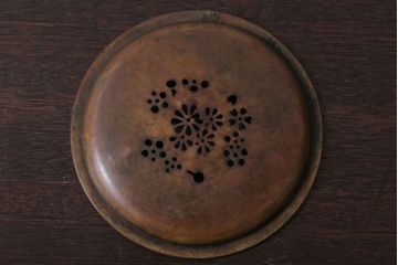 アンティーク雑貨　古民具・骨董　古い銅製　茶こぼし(茶道具)