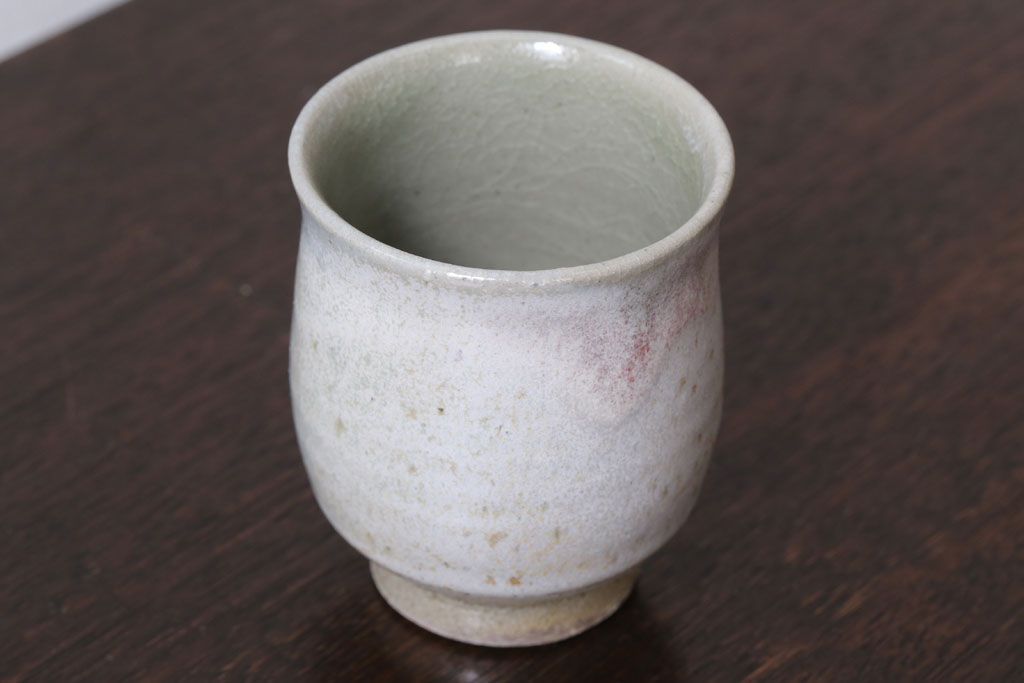 アンティーク雑貨　益子焼　瀬戸浩　湯呑み(共箱付)