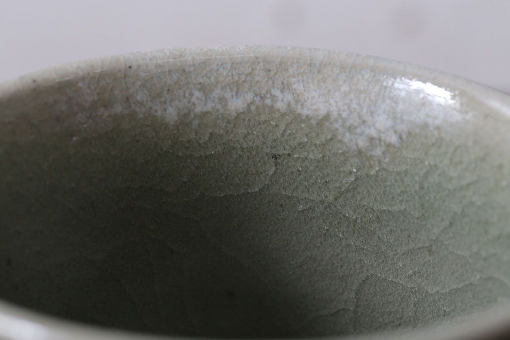 アンティーク雑貨　益子焼　瀬戸浩　湯呑み(共箱付)