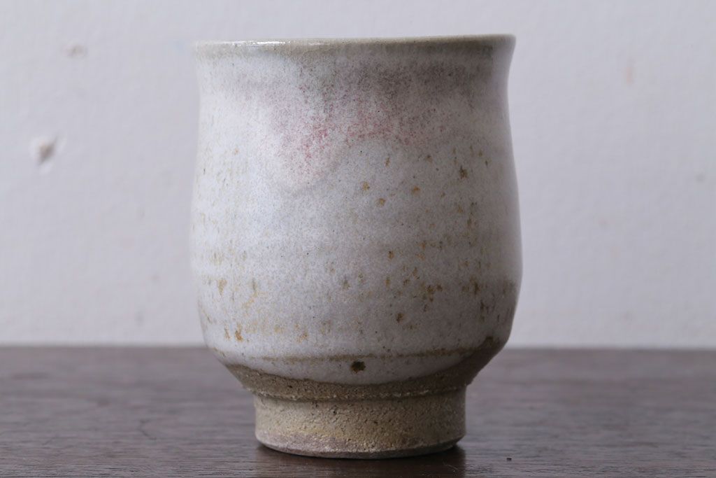 アンティーク雑貨　益子焼　瀬戸浩　湯呑み(共箱付)