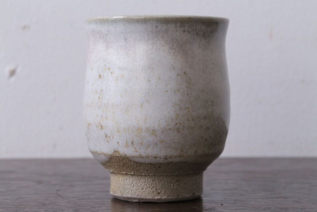 アンティーク雑貨　益子焼　瀬戸浩　湯呑み(共箱付)
