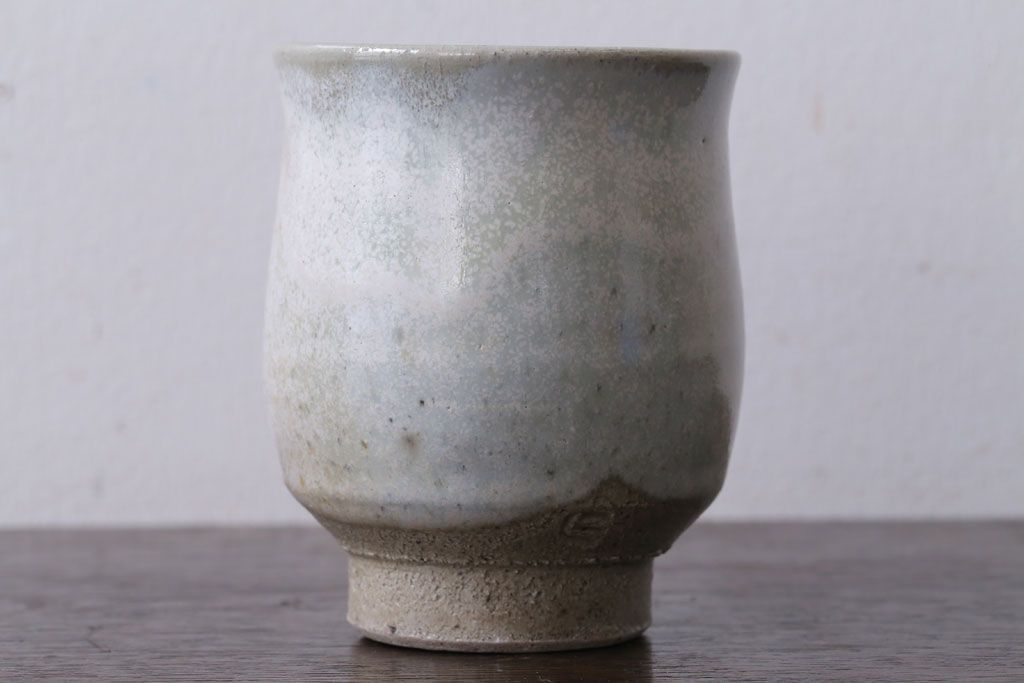 アンティーク雑貨　益子焼　瀬戸浩　湯呑み(共箱付)