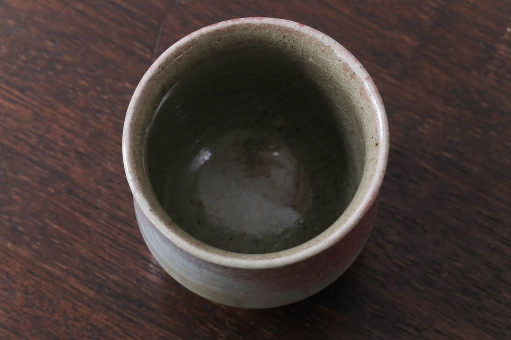 アンティーク雑貨　益子焼　瀬戸浩　湯呑み(共箱付)(2)