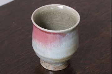 アンティーク雑貨　益子焼　瀬戸浩　湯呑み(共箱付)(2)