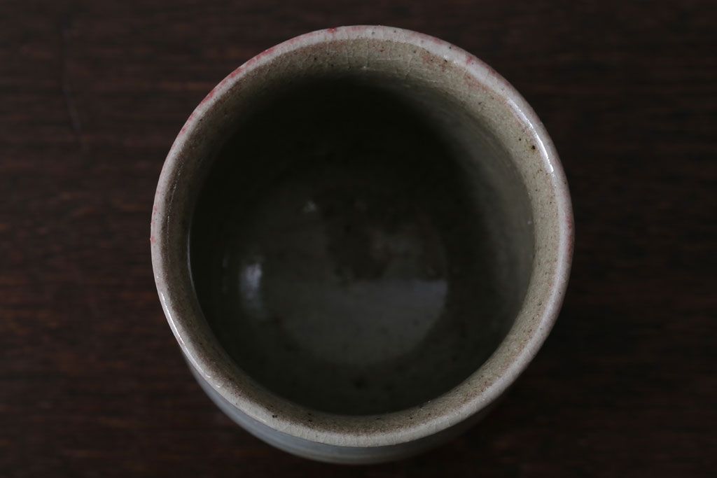 アンティーク雑貨　益子焼　瀬戸浩　湯呑み(共箱付)(2)