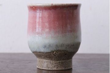 アンティーク雑貨　益子焼　瀬戸浩　湯呑み(共箱付)(2)