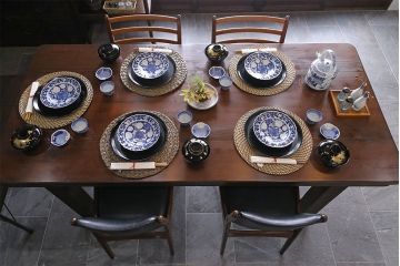 アンティーク家具　和製アンティーク　松材の大きな古い作業台