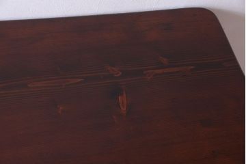 アンティーク家具　和製アンティーク　松材の大きな古い作業台