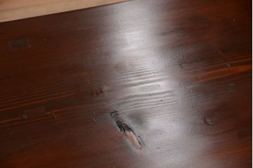 アンティーク家具　和製アンティーク　松材の大きな古い作業台