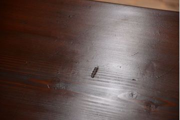 アンティーク家具　和製アンティーク　松材の大きな古い作業台