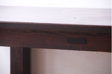 アンティーク家具　和製アンティーク　松材の大きな古い作業台