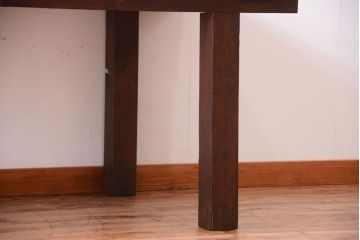 アンティーク家具　和製アンティーク　松材の大きな古い作業台