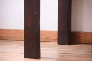 アンティーク家具　和製アンティーク　松材の大きな古い作業台