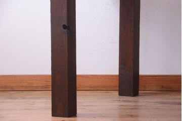 アンティーク家具　和製アンティーク　松材の大きな古い作業台