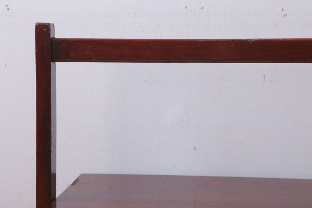 アンティーク雑貨　古民具・骨董　明治　漆塗りの古い岡持ち(1)