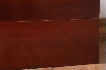 アンティーク雑貨　古民具・骨董　明治　漆塗りの古い岡持ち(1)