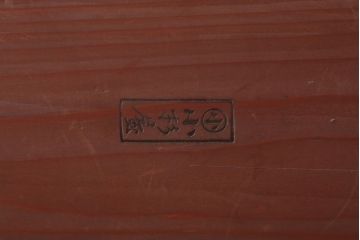 アンティーク雑貨　古民具・骨董　明治　漆塗りの古い岡持ち(2)