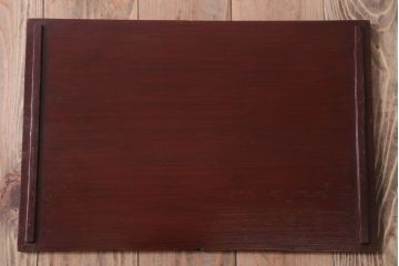 アンティーク雑貨　古民具・骨董　明治　漆塗りの古い岡持ち(2)