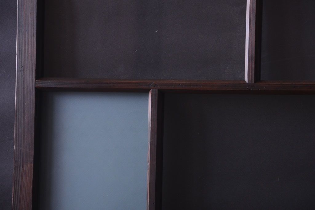 古民具・骨董　すりガラス入り!アンティークガラス戸(1)