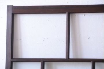 古民具・骨董　すりガラス入り!アンティークガラス戸(1)