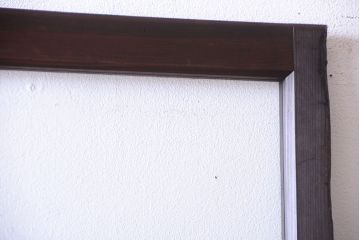 古民具・骨董　すりガラス入り!アンティークガラス戸(1)