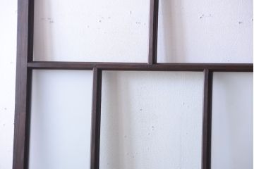 古民具・骨董　すりガラス入り!アンティークガラス戸(1)