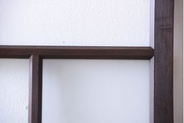 古民具・骨董　すりガラス入り!アンティークガラス戸(1)