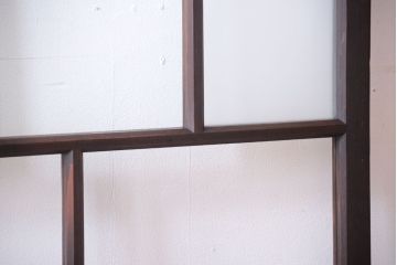 古民具・骨董　すりガラス入り!アンティークガラス戸(1)