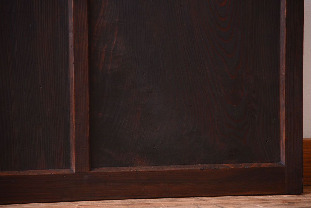 古民具・骨董　すりガラス入り!アンティークガラス戸(1)