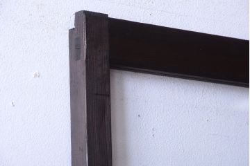 古民具・骨董　すりガラス入り!アンティークガラス戸(1)