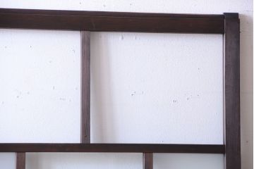 古民具・骨董　すりガラス入り!アンティークガラス戸(1)