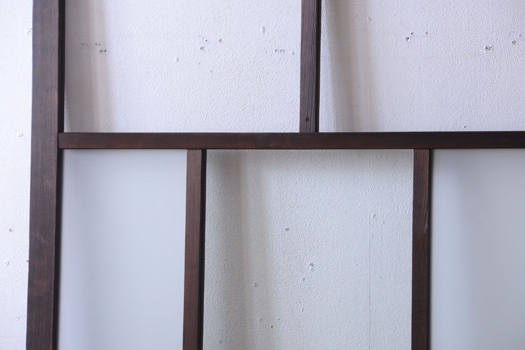 古民具・骨董　すりガラス入り!アンティークガラス戸(1)