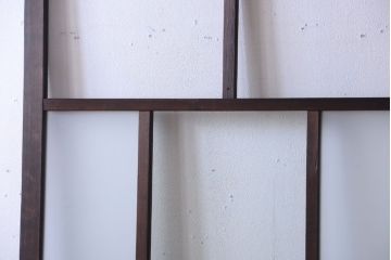 古民具・骨董　すりガラス入り!アンティークガラス戸(1)