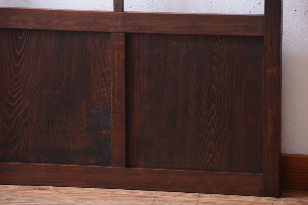 古民具・骨董　すりガラス入り!アンティークガラス戸(1)