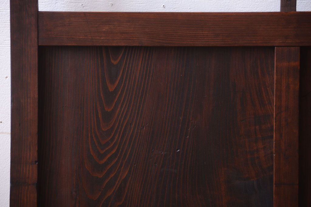 古民具・骨董　すりガラス入り!アンティークガラス戸(1)