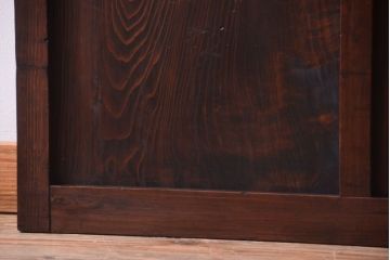 古民具・骨董　すりガラス入り!アンティークガラス戸(1)